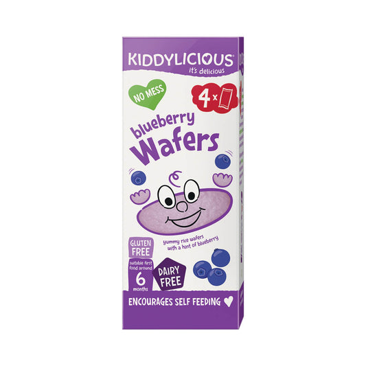 Kiddylicious Wafers Mini Blueberry 4x4g
