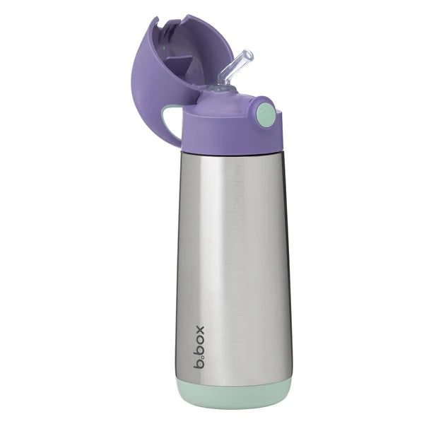 b.box Insulated Straw Bottle 500ml – Lilac Pop