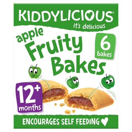 Kiddylicious Fruity Bakes Apple Multipack 6x22g