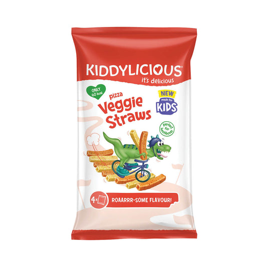Kiddylicious Kids Veggie Straws Pizza 4x12g