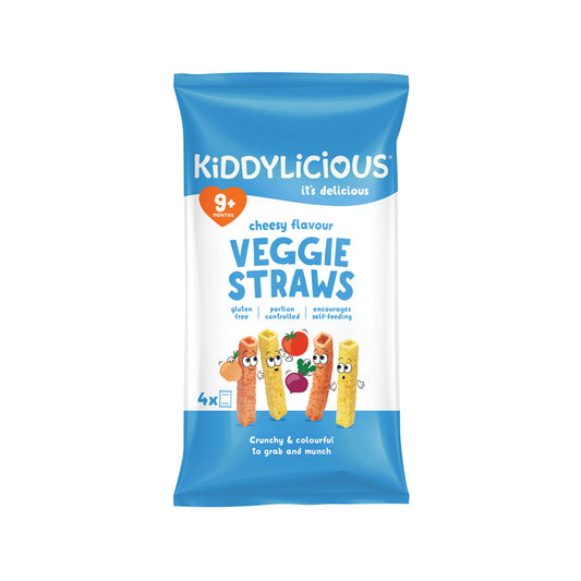 Kiddylicious Straws Cheesy Multipack 4x12g