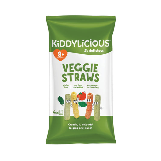 Kiddylicious Straws Veggie Multipack 4x12g