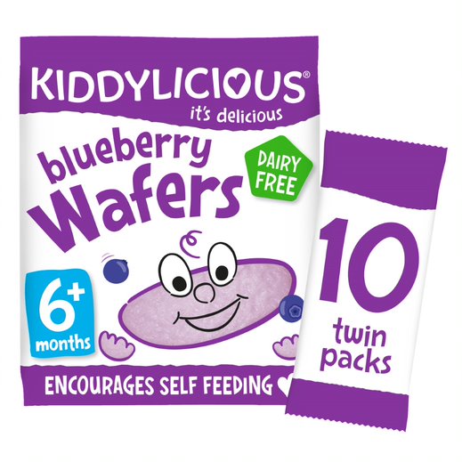 Kiddylicious Wafers Maxi Blueberry 10x4g