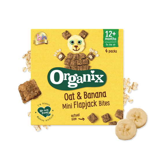 Organix Oat & Banana Mini Flapjack Bites