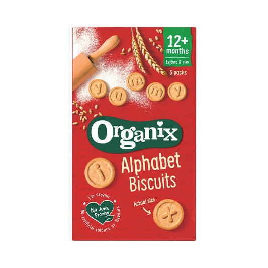 Organix Alphabet Biscuits 5x25g