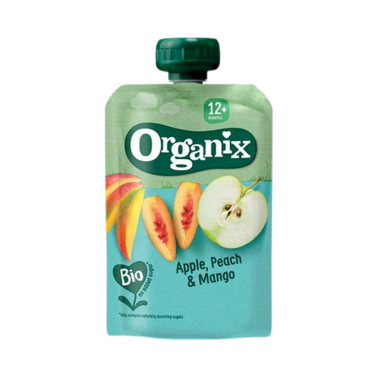 Organix Apple, Peach & Mango 100g