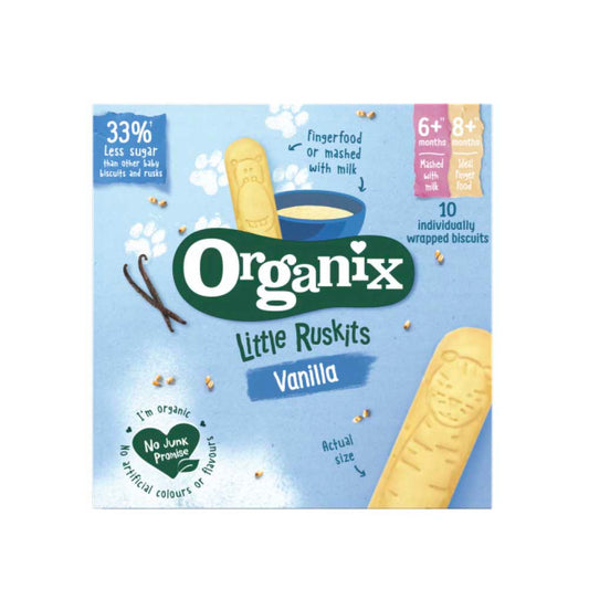 Organix Little Ruskits  Vanilla 10 Pcs