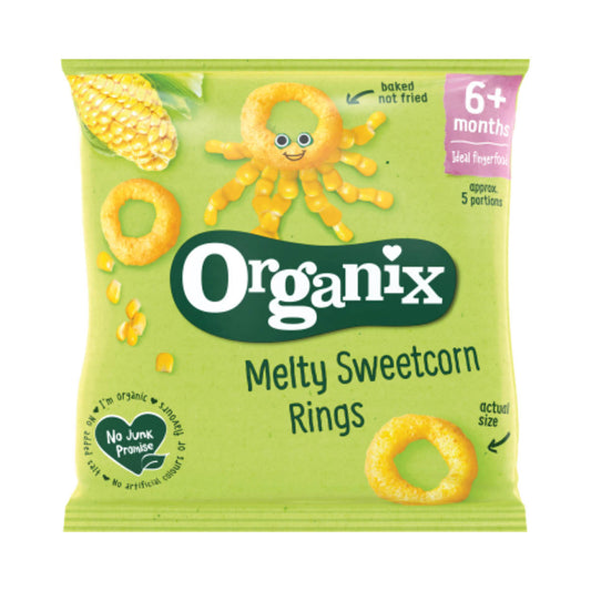 Organix Melty Sweetcorn Rings 20g
