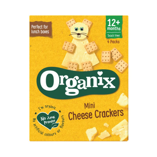 Organix Mini Cheese Crackers 4x20g