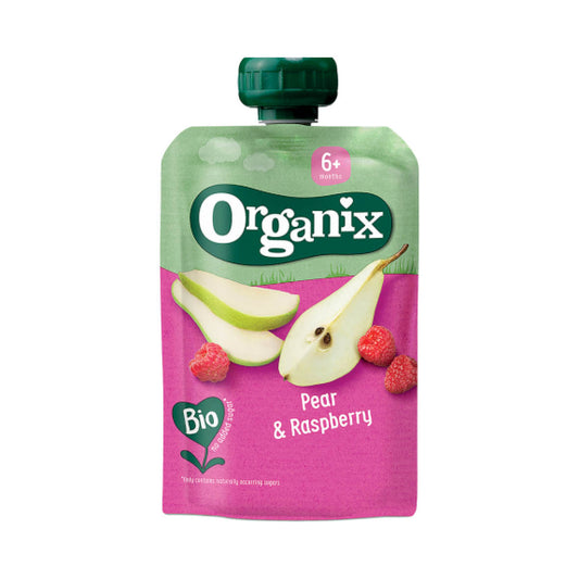 Organix Pear & Raspberry 100g