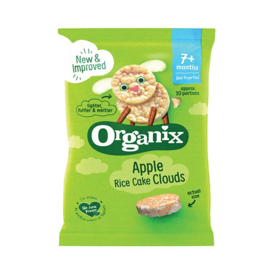 Organix Rice Cake Clouds Apple 40g