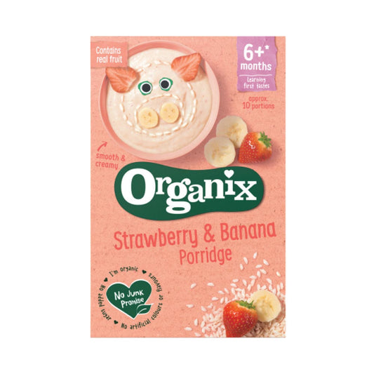 Organix Strawberry & Banana Porridge 120g