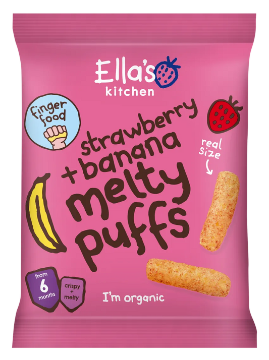 Ella's Kitchen Strawberry and Banana Melty Puffs