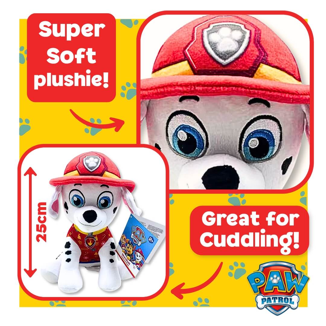 Paw Patrol Marshall 25cm Sitting Plush