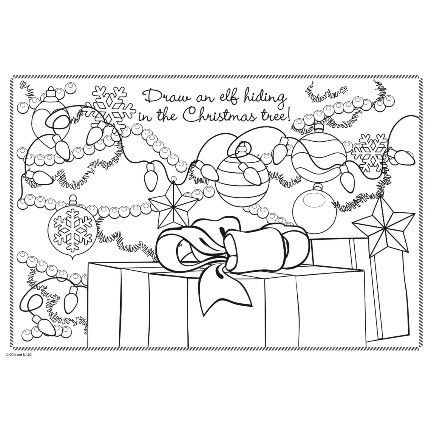 The Elf on the Shelf Artists Pad