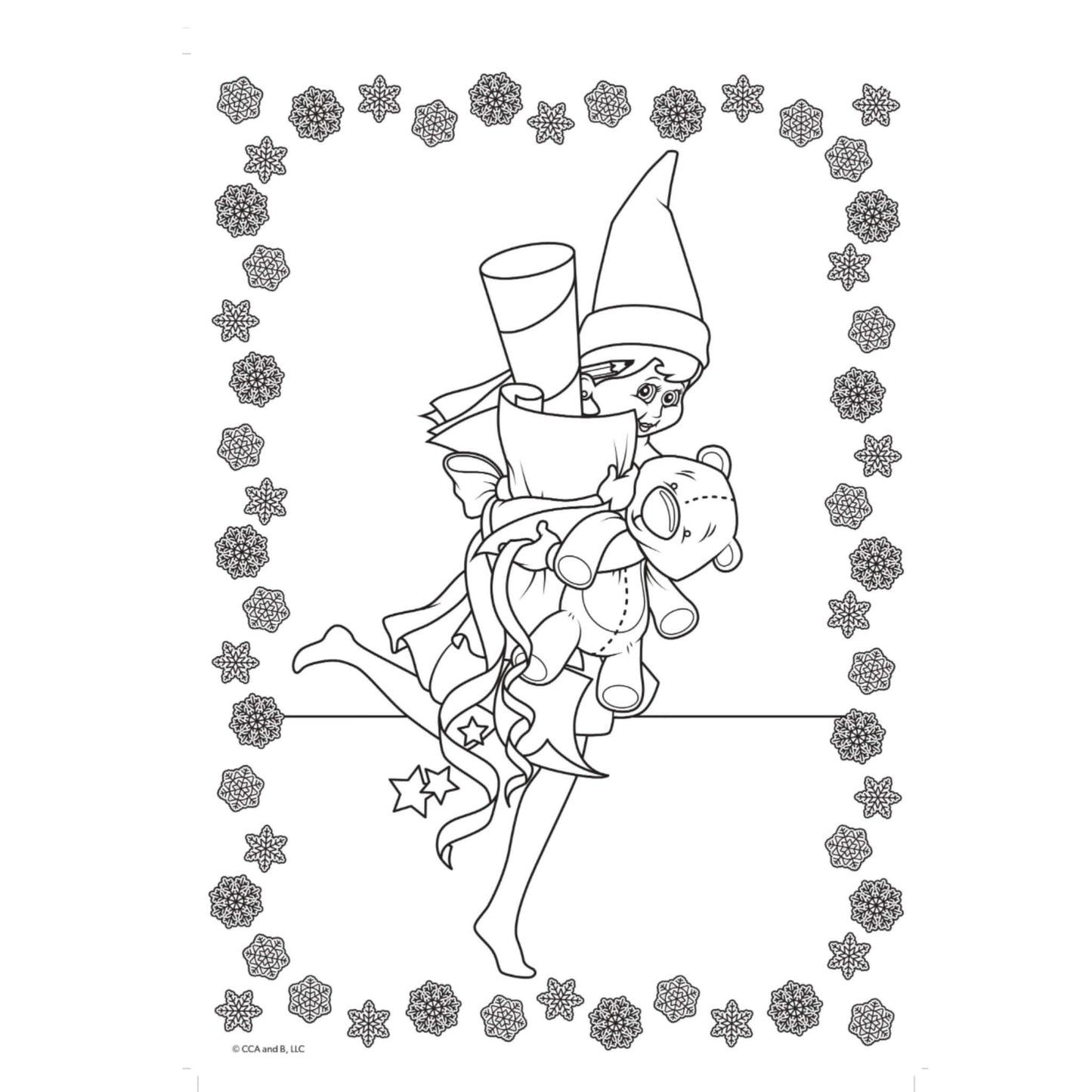 The Elf on the Shelf® Jumbo Colouring Book