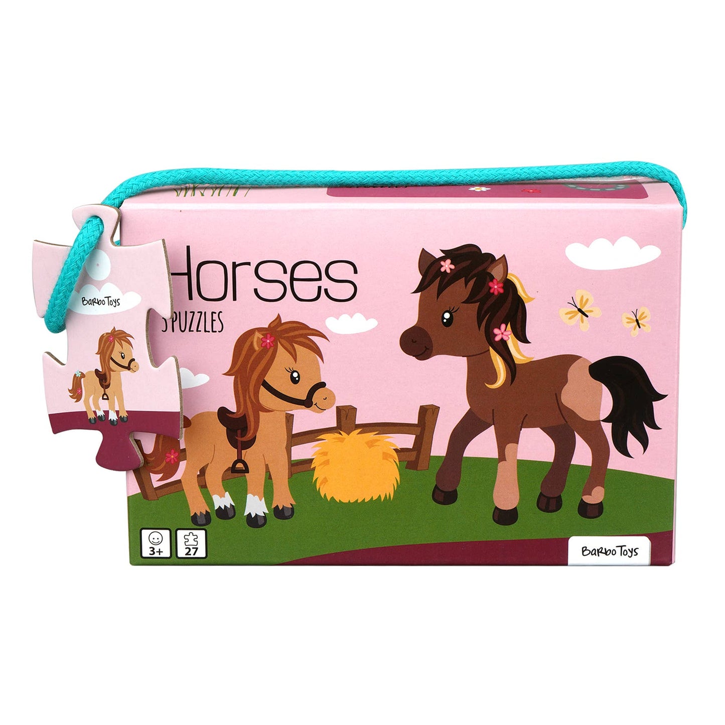 Little Bright Ones - 3 Puzzles -  Horses