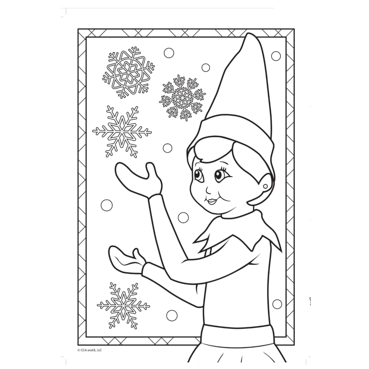 The Elf on the Shelf® Jumbo Colouring Book