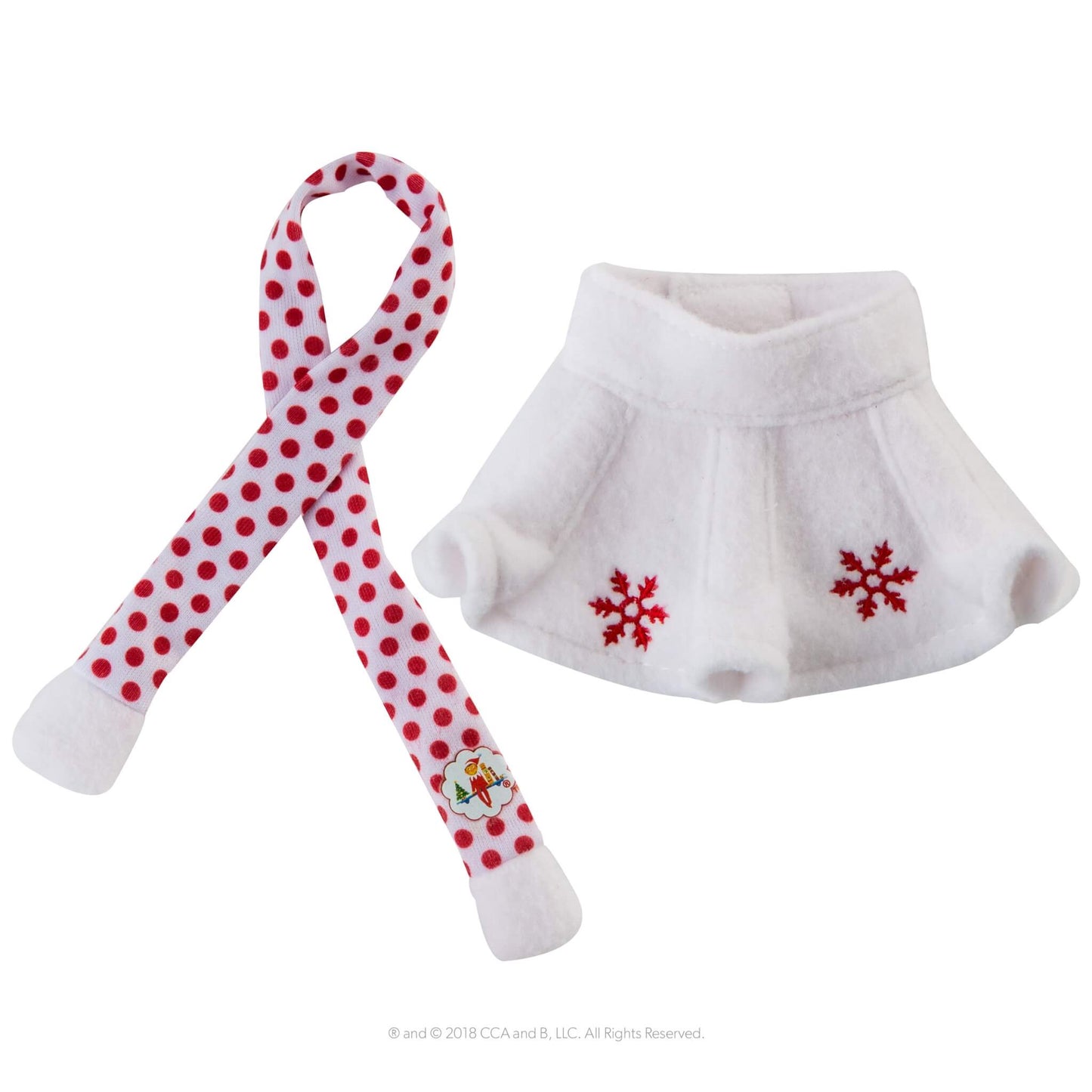 Claus Couture Collection® Snowflake Skirt & Scarf