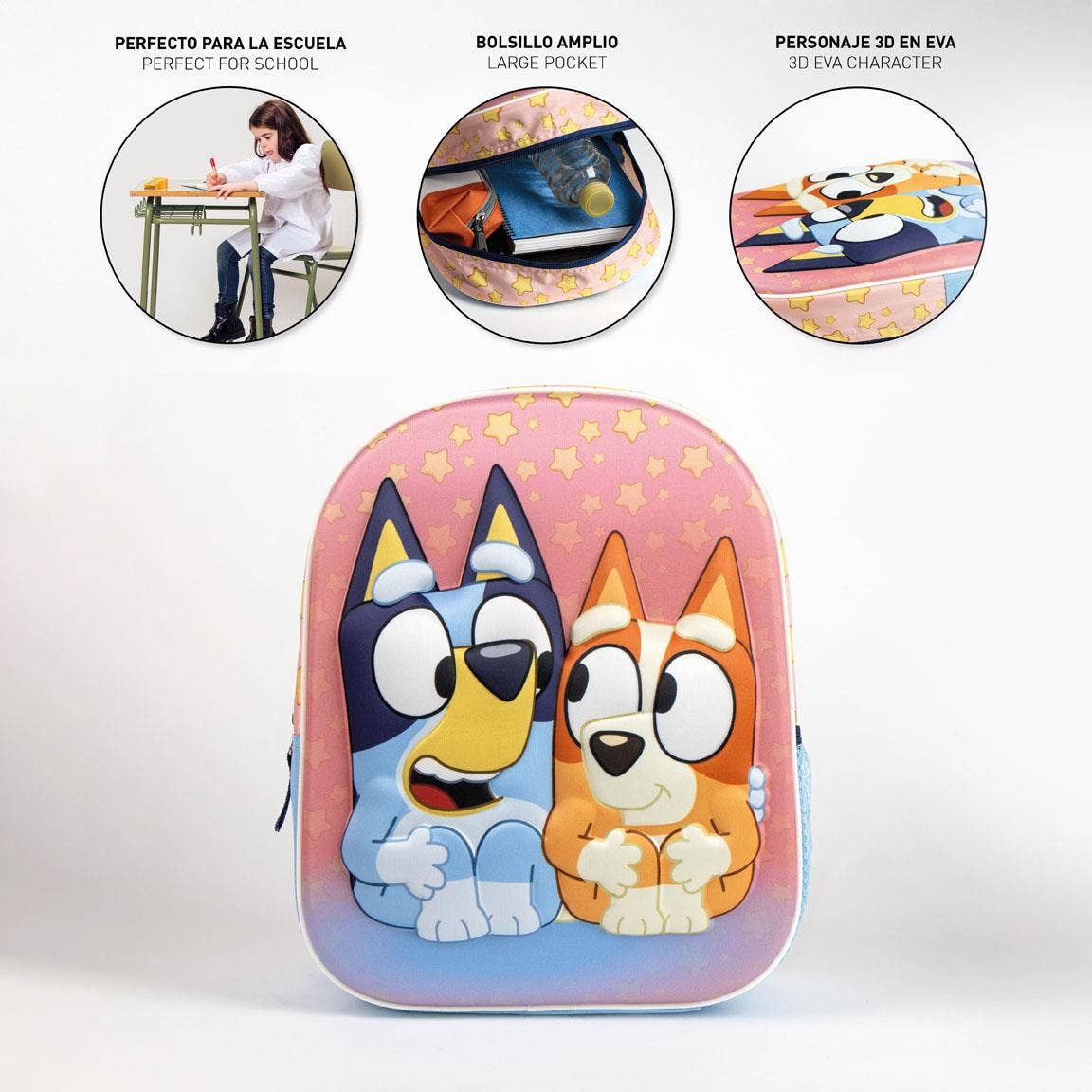 3D CHILDREN'S BACKPACK BLUEY