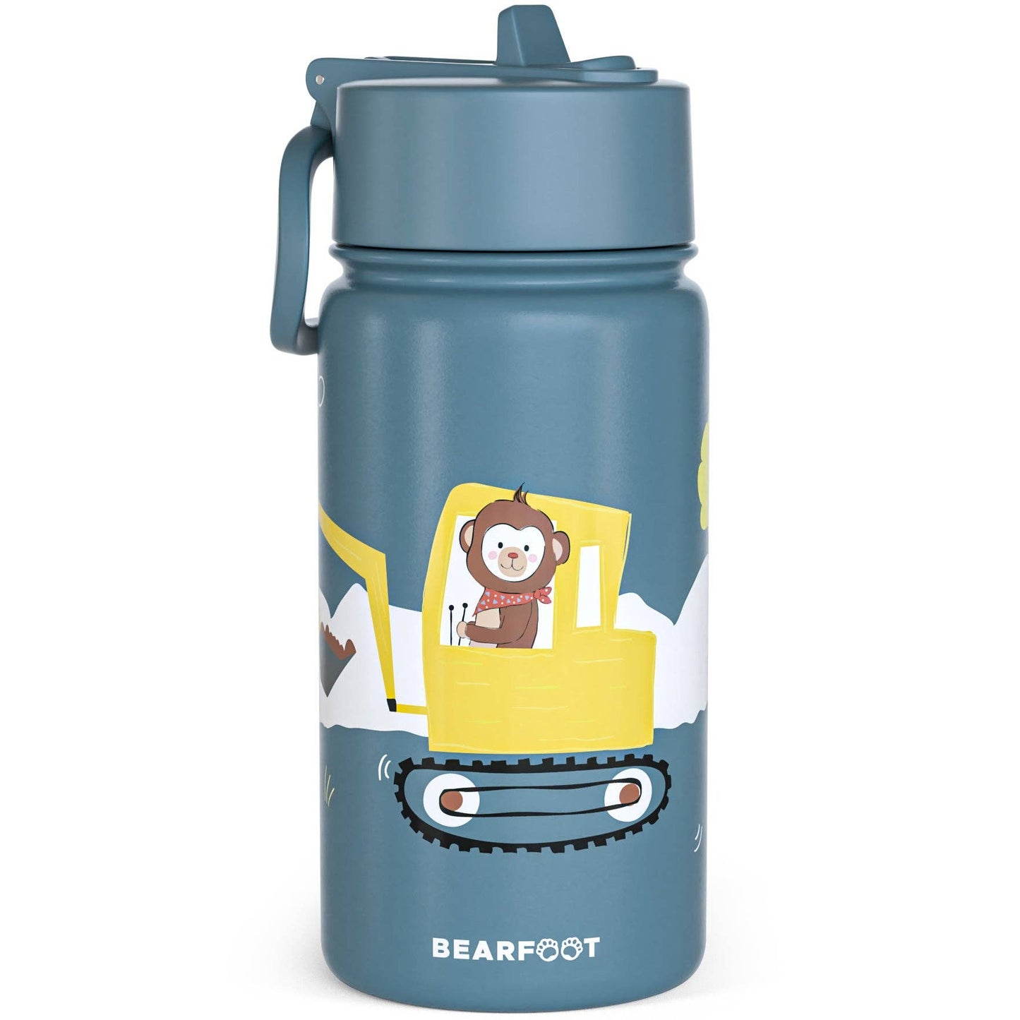 Thermo children's drinking bottle stainless steel - excavator
