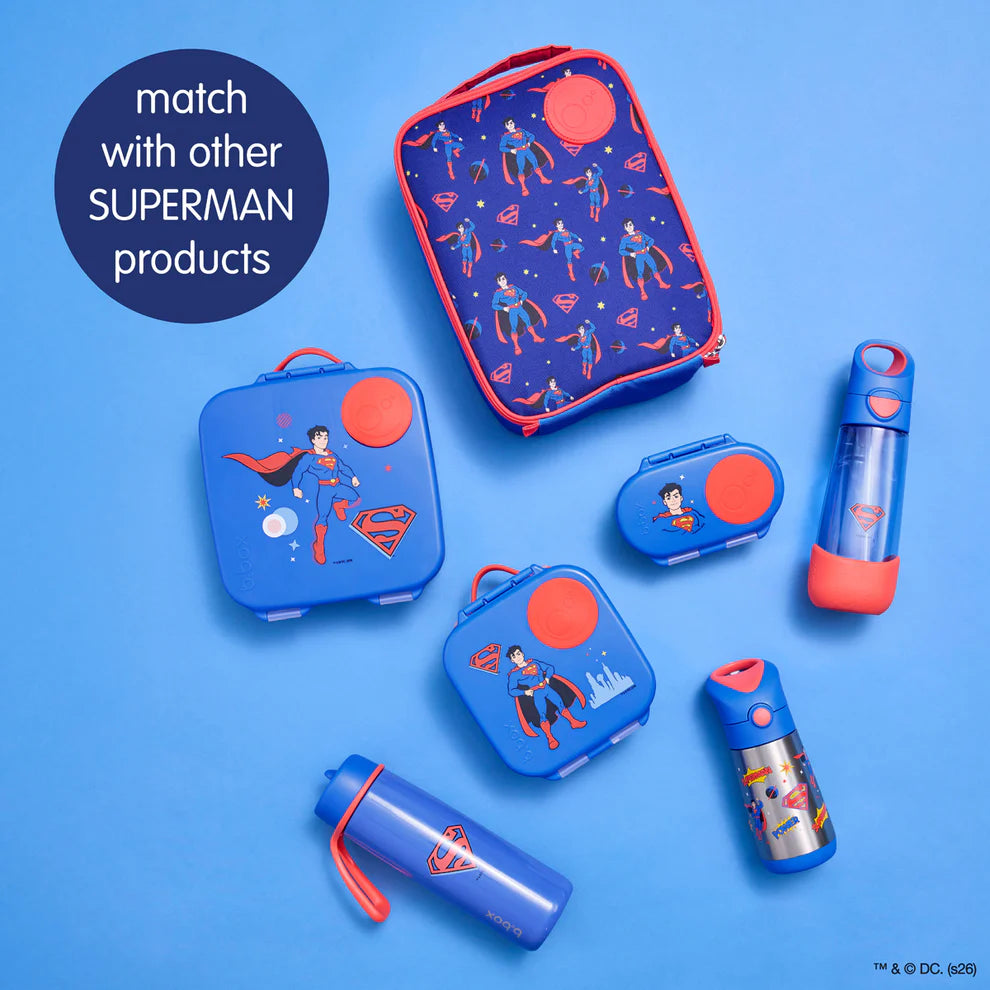 SUPERMAN by b.box - 690mL Insulated Flip Top Bottle